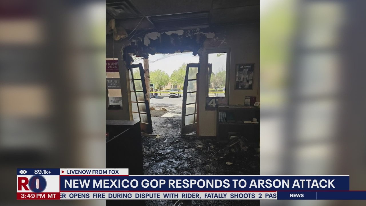 New Mexico GOP responds to HQ arson attack | LiveNOW from FOX