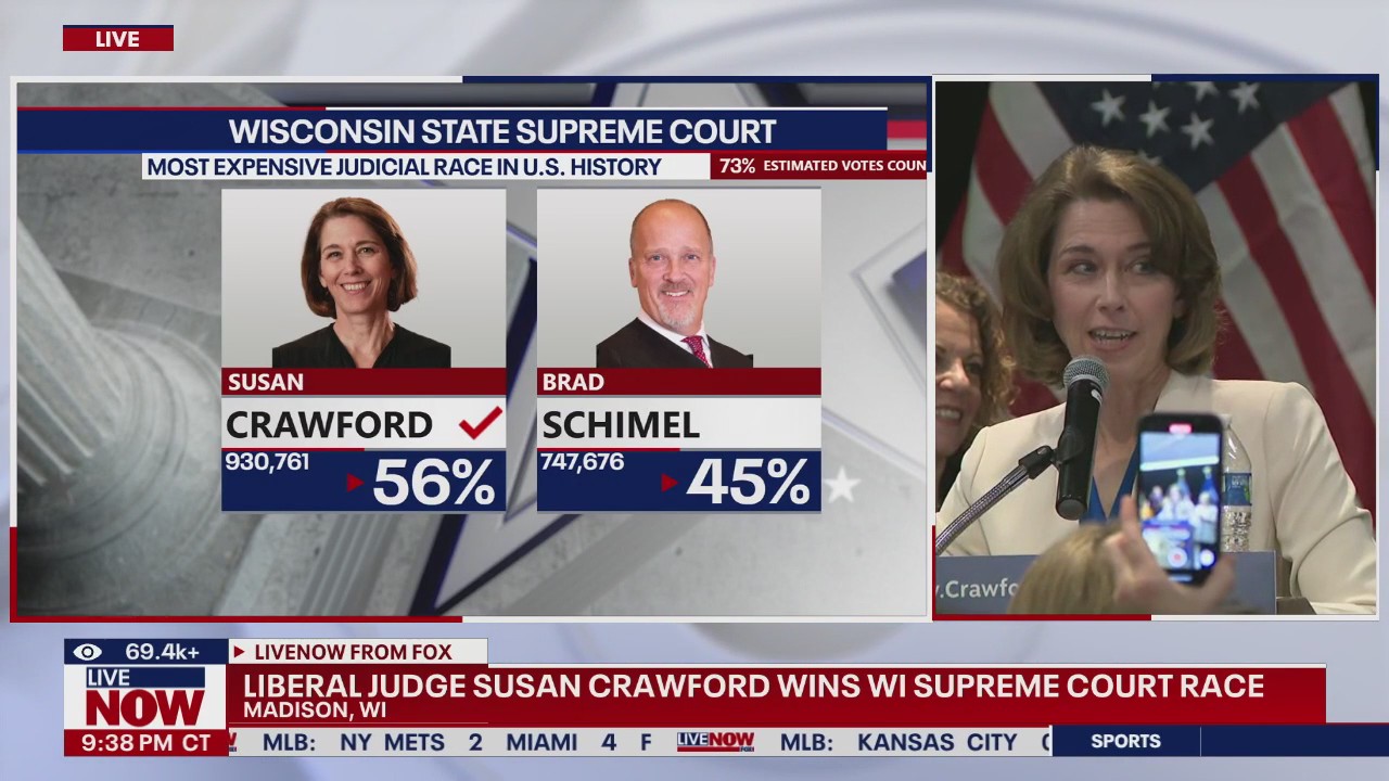 Susan Crawford wins Wisconsin Supreme Court race