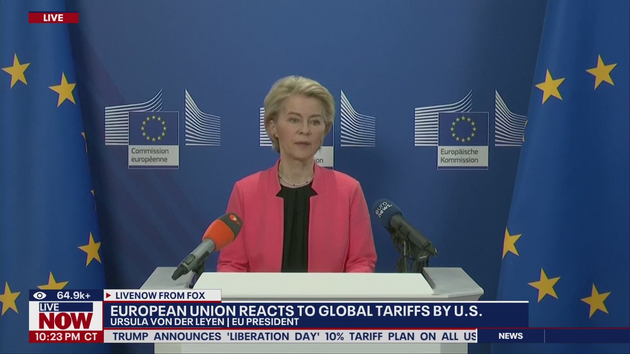 European Union reacts to global tariffs by U.S.