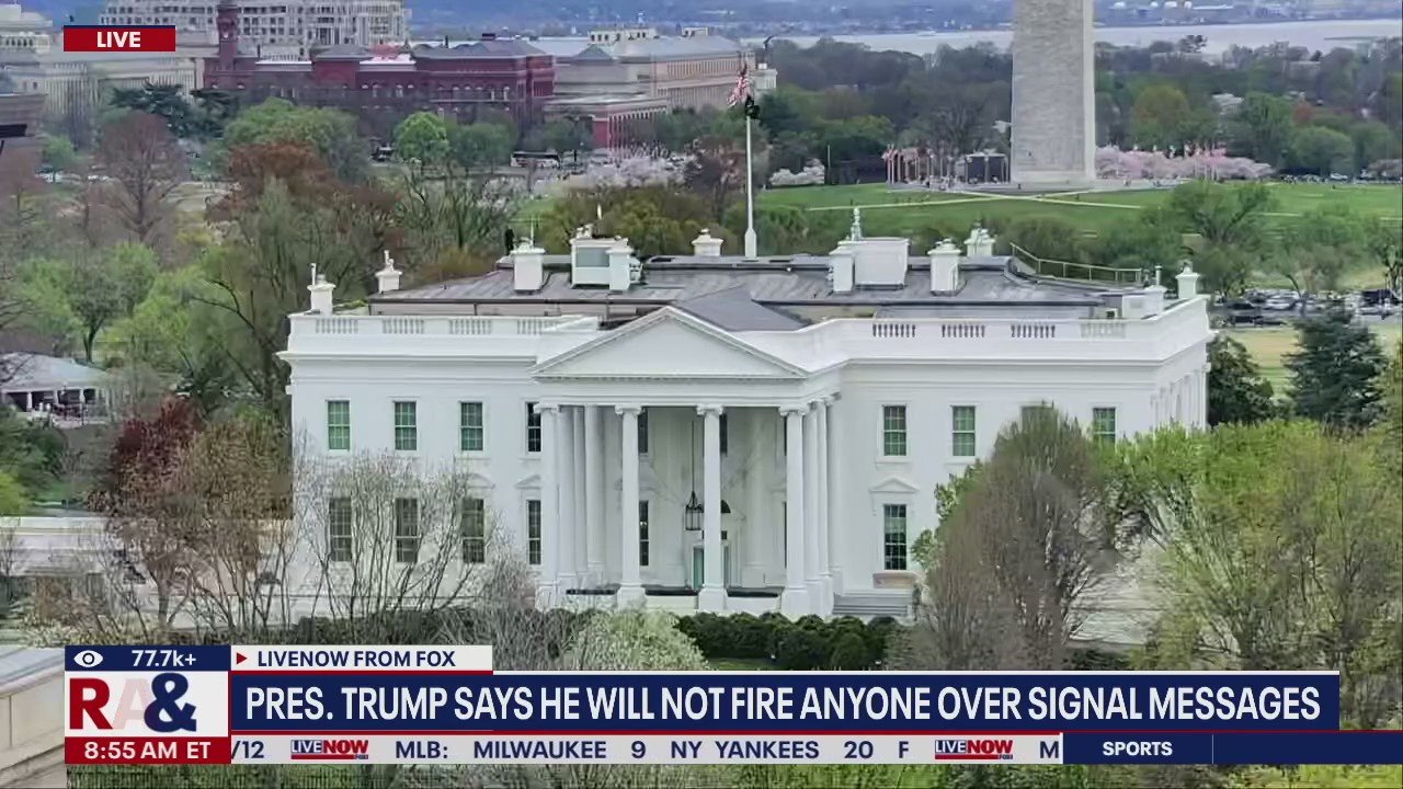 President Trump defends Waltz amid signal leak