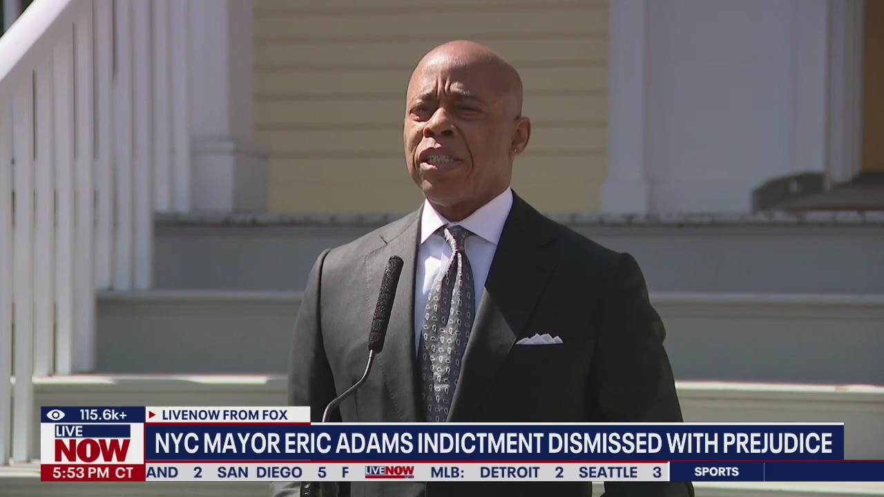 NYC Mayor Adams' case dismissed without prejudice