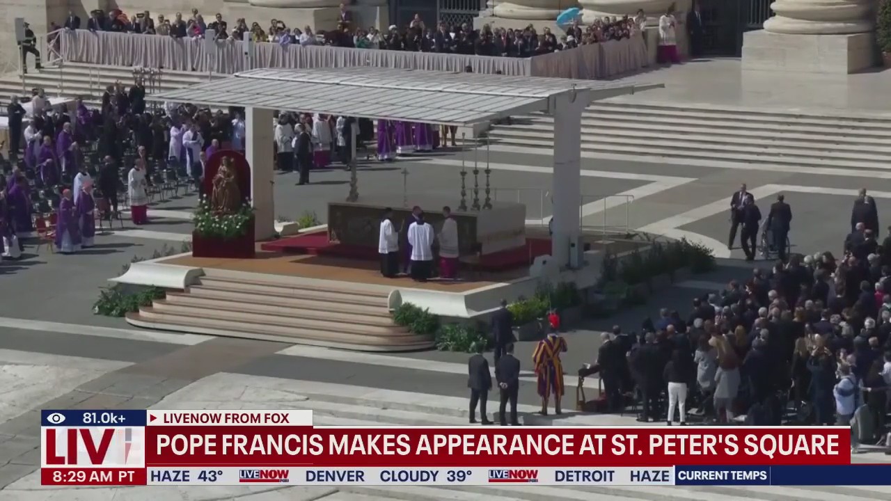 Pope Francis makes surprise appearance