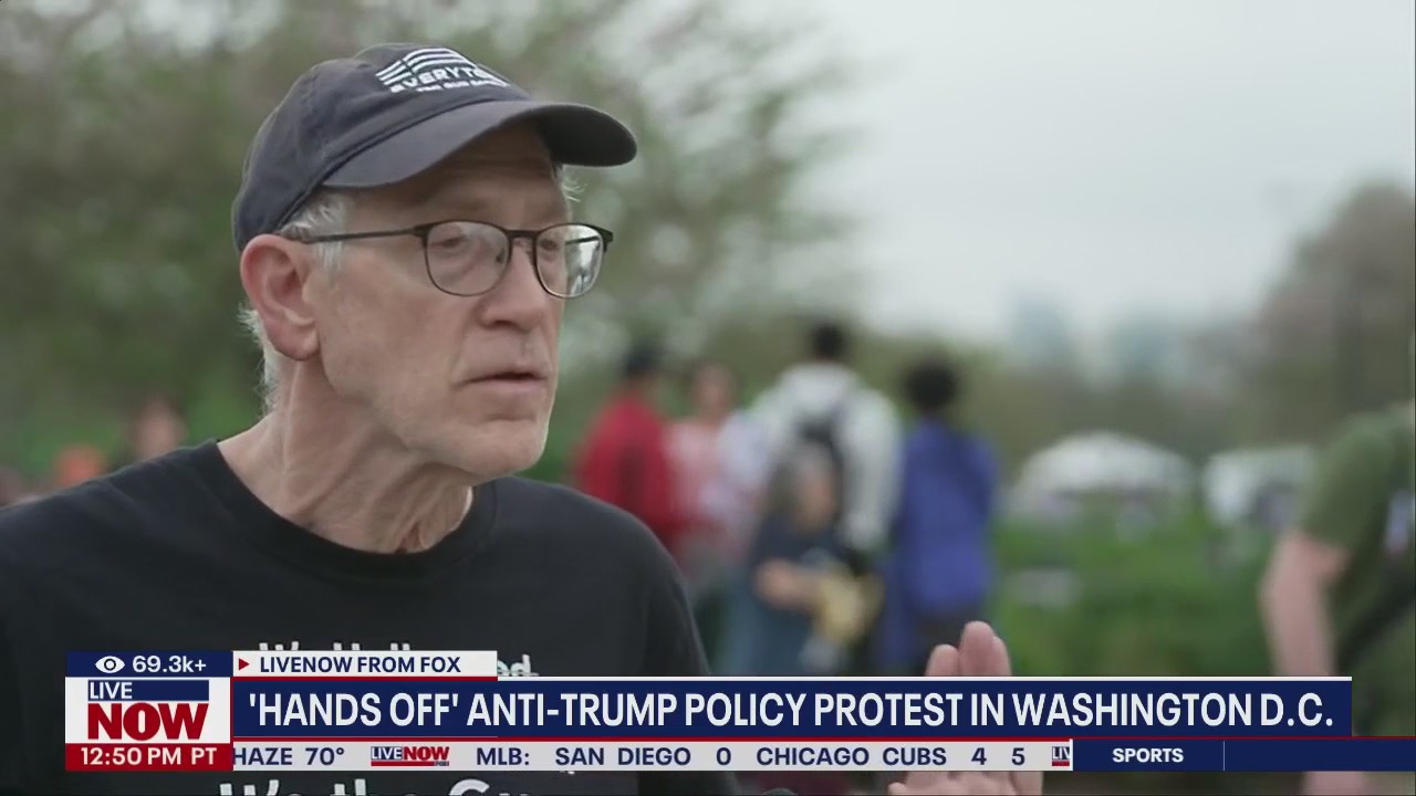 'Hands Off' Anti-Trump protest in Washington D.C.