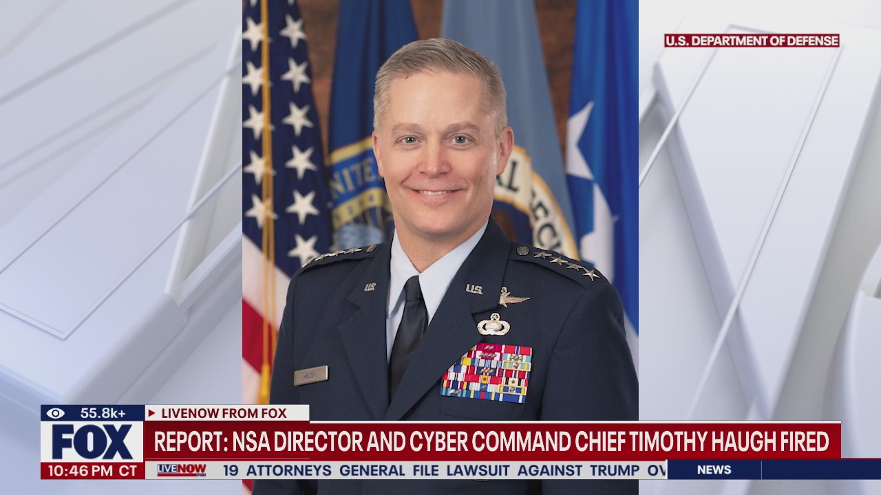 NSA director and Cyber Command chief fired: report