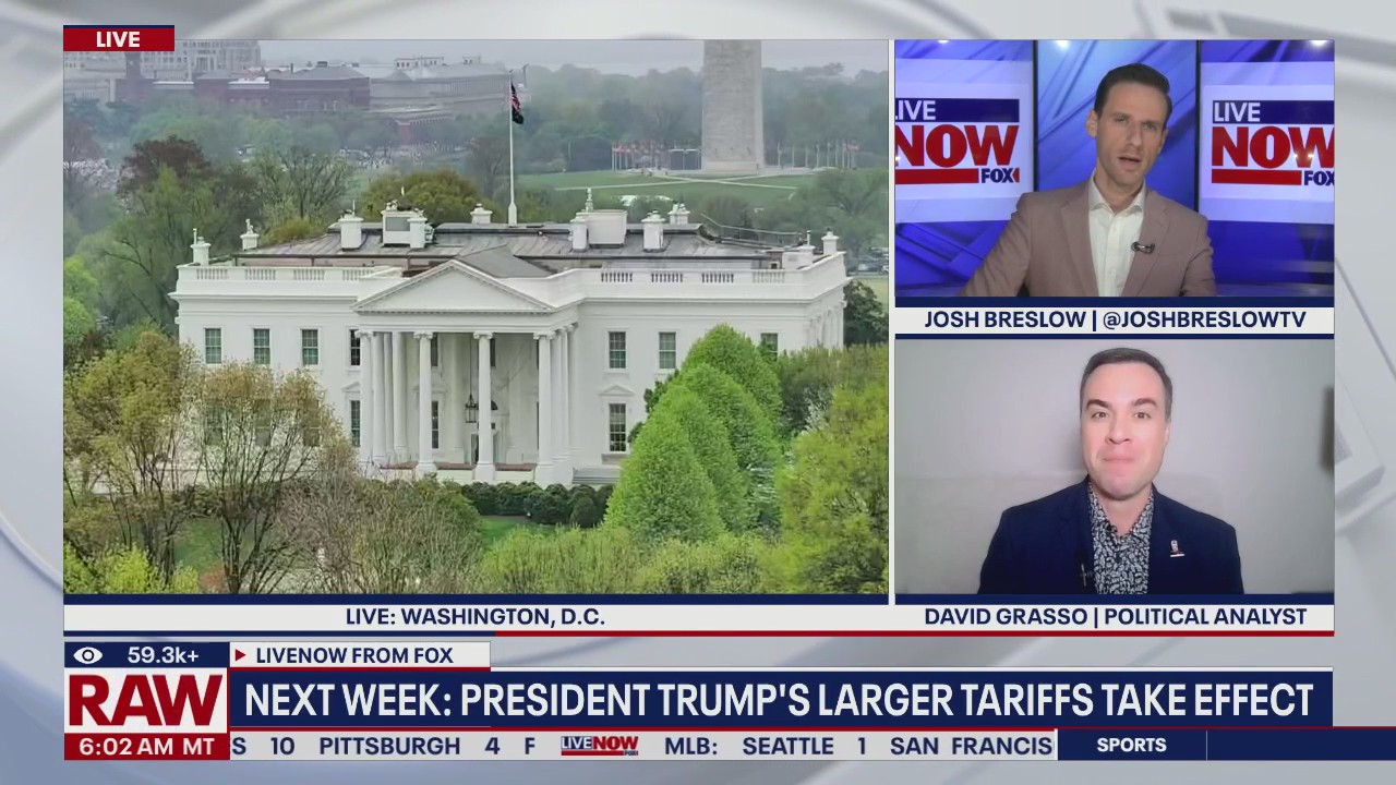 President Trump urges: 'Hang tough' on tariff plans