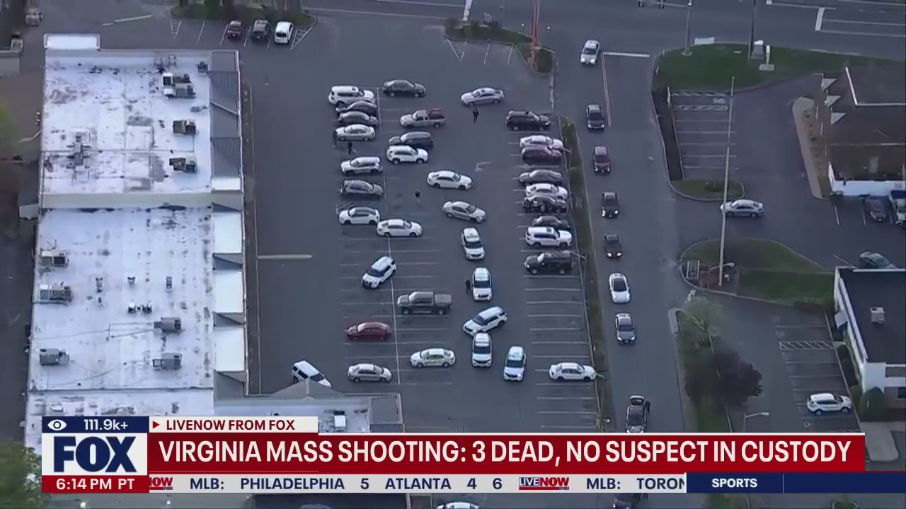3 dead after shooting in Virginia, no suspect in custody