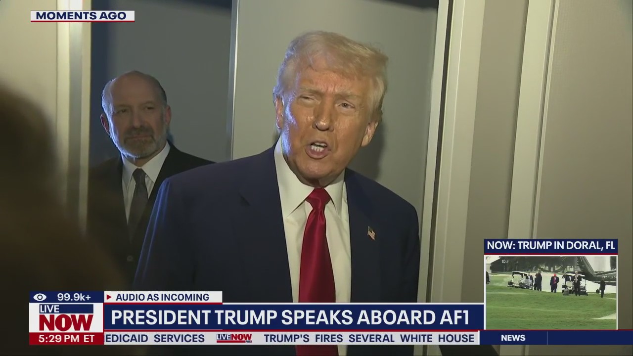 President Trump speaks on tariffs, Houthis & more