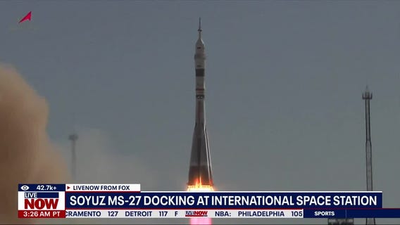 Soyuz MS-27 launch and docking at ISS