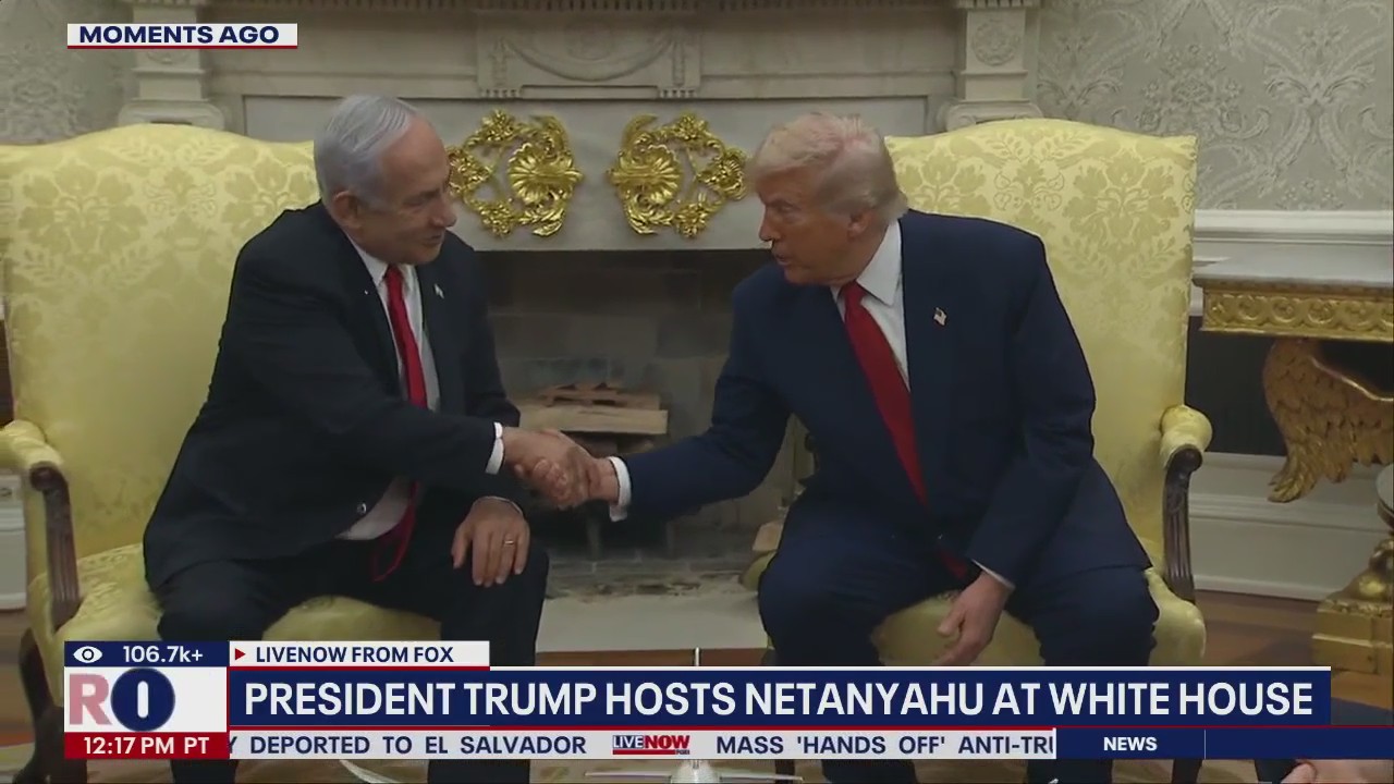 President Trump, Netanyahu speak from White House