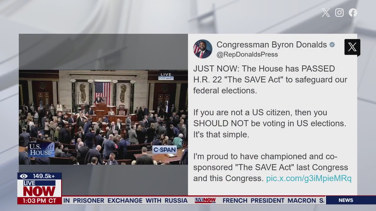 House bill requires proof of citizenship to vote