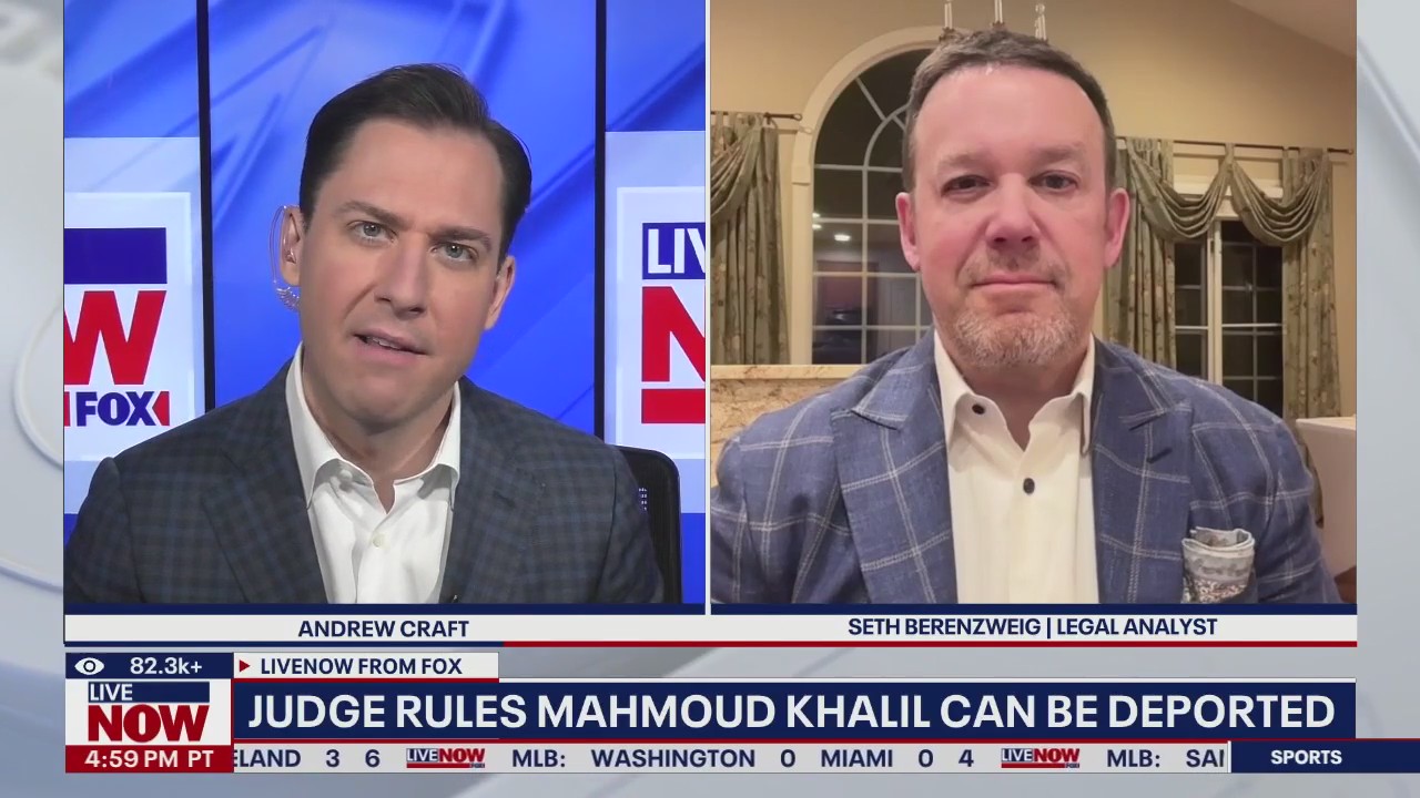 Judge rules Mahmoud Khalil can be deported | LiveNOW from FOX