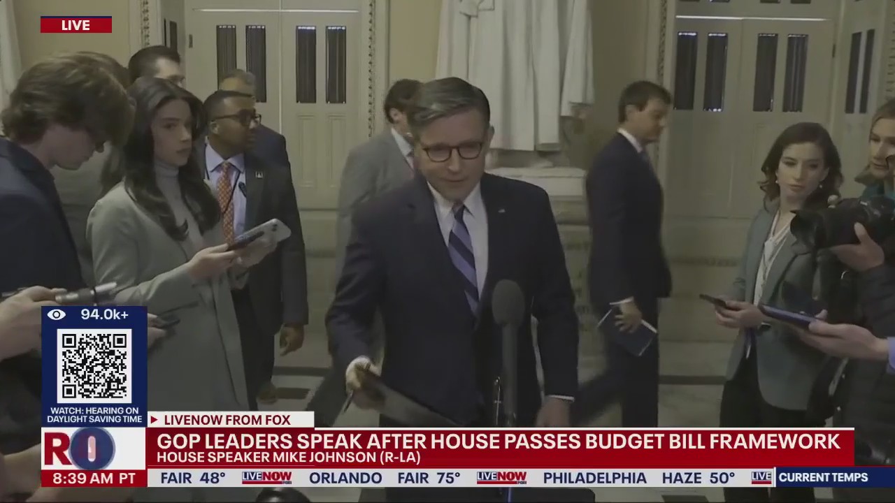 Johnson reacts to budget bill framework passing