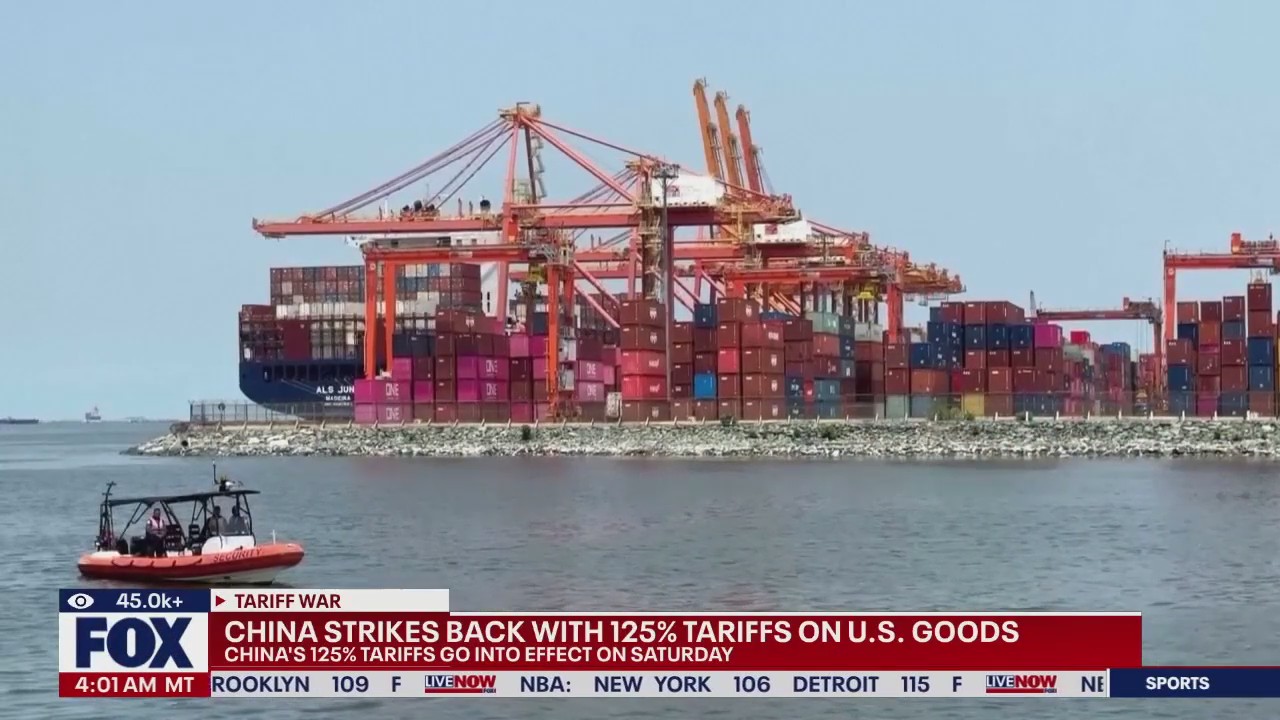 China slaps US with 125% tariffs on goods | LiveNOW from FOX