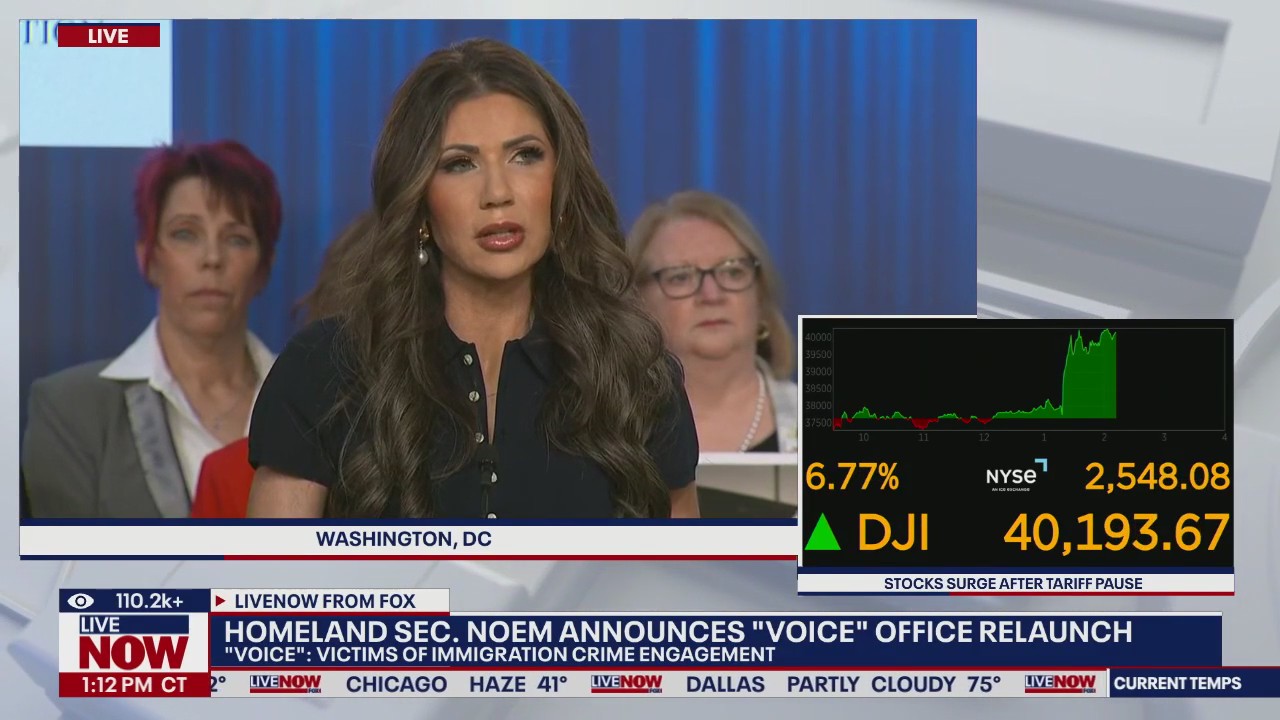 DHS Sec. Kristi Noem relaunches 'VOICE' office