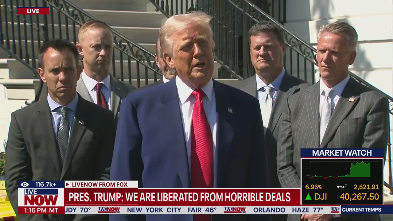 WATCH: Trump speaks on 90-day tariff pause | LiveNOW from FOX