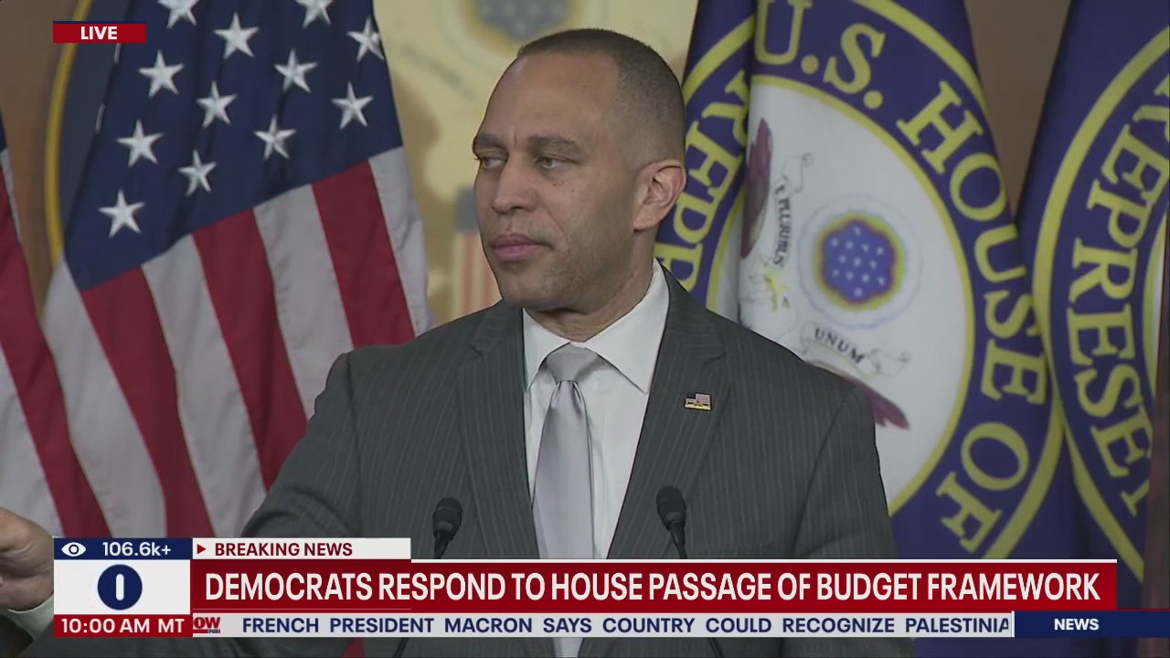 Jeffries responds to House passing GOP budget