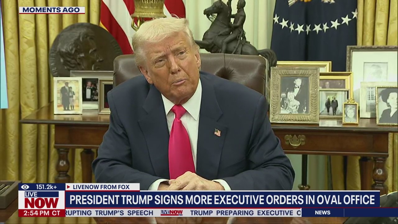 President Trump signs more executive orders