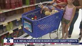 Consumer spending rises in March ahead of tariffs