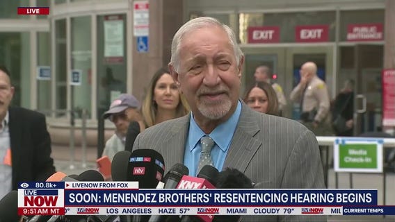 Lawyer for the Menendez brothers speaks to press