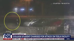 College student arrested for Tesla facility attack
