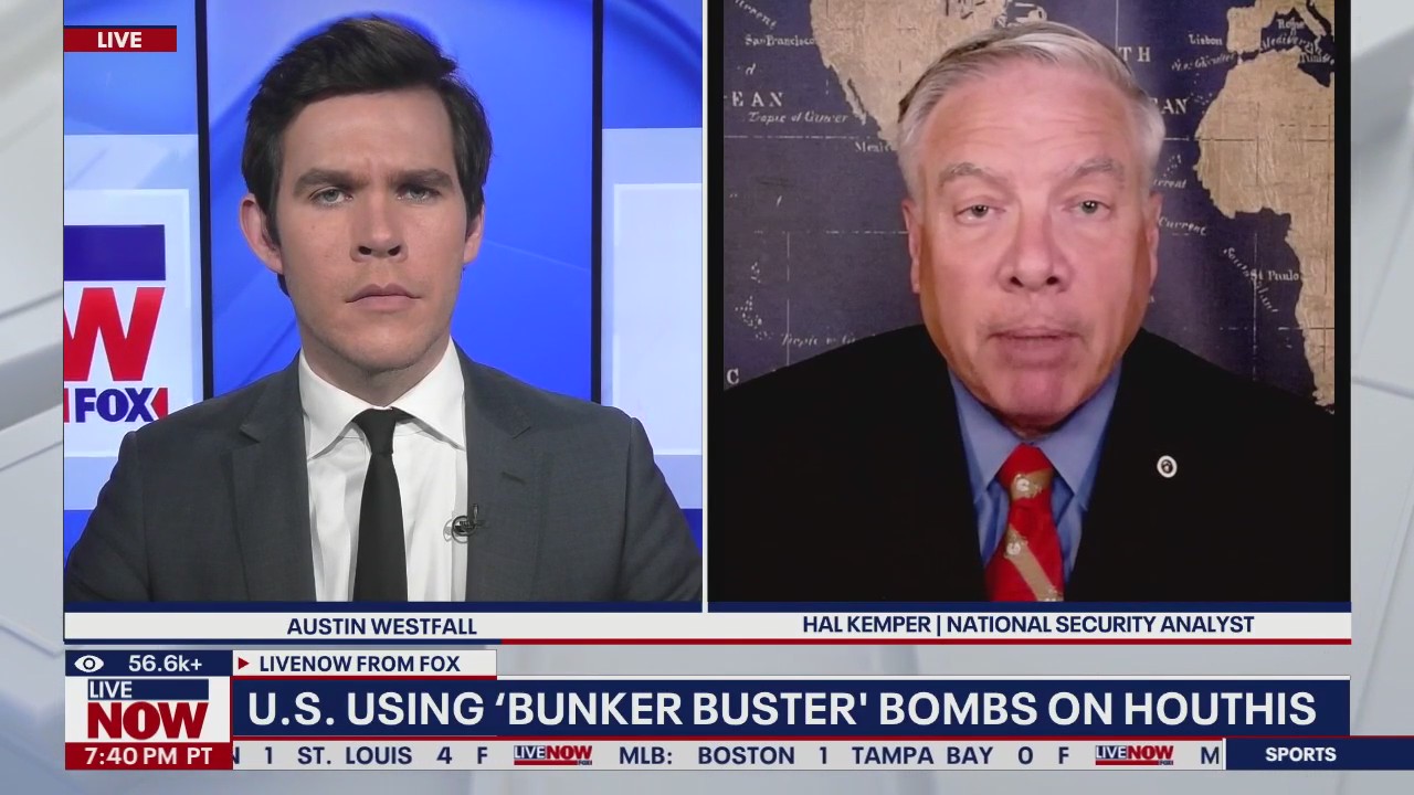 U.S. using 'bunker buster' bombs on Houthis