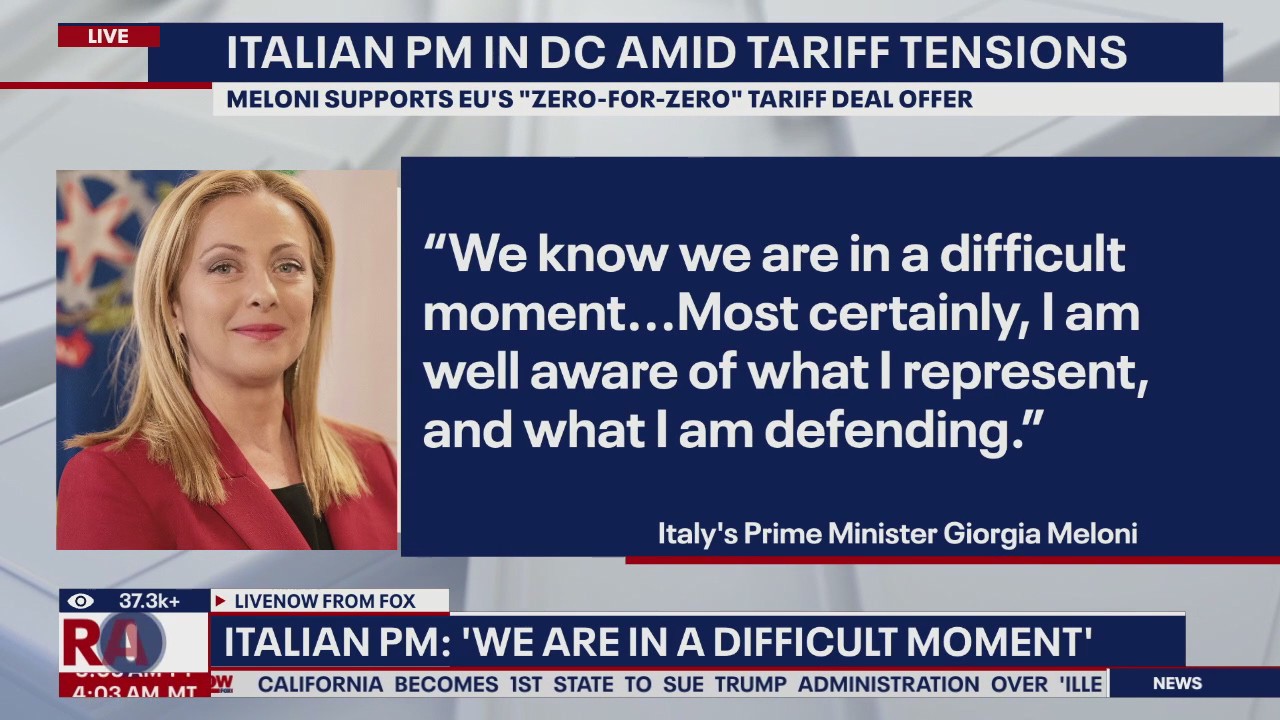 President Trump to meet with Italian PM