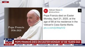 Pope Francis dead at 88