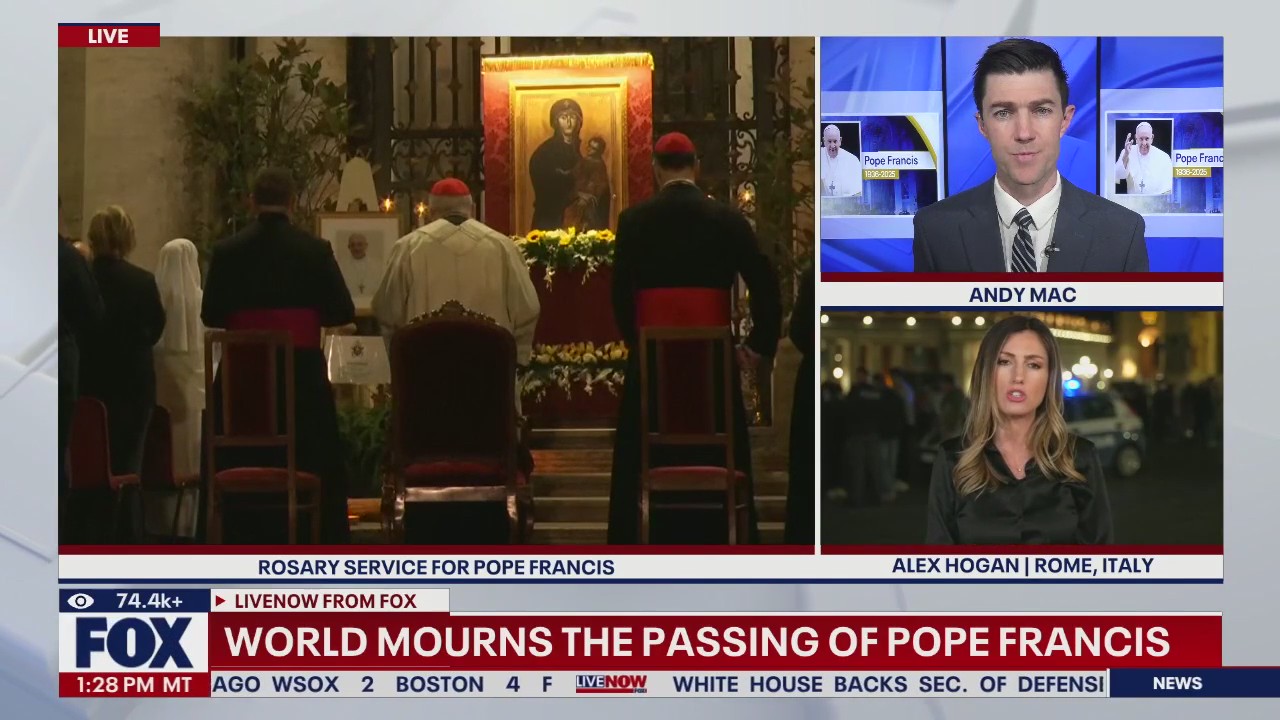 Rome begins to prepare for Pope Francis' funeral