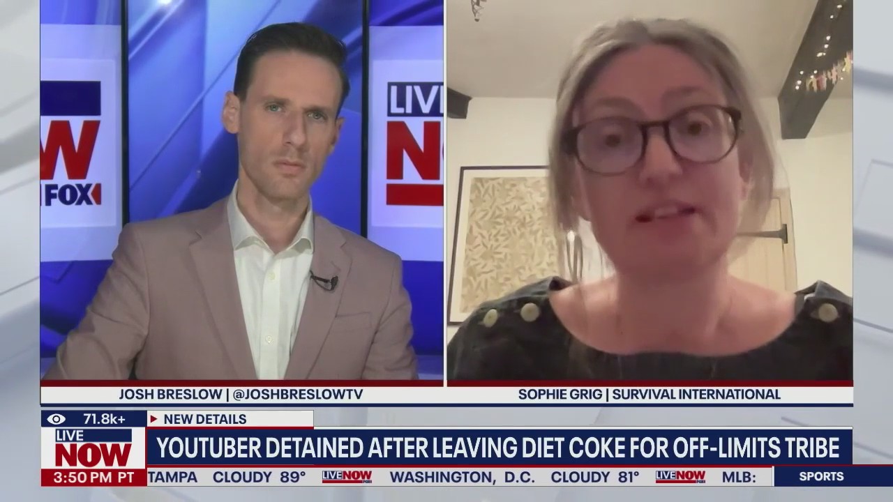 YouTuber detained after pop left for off-limits tribe