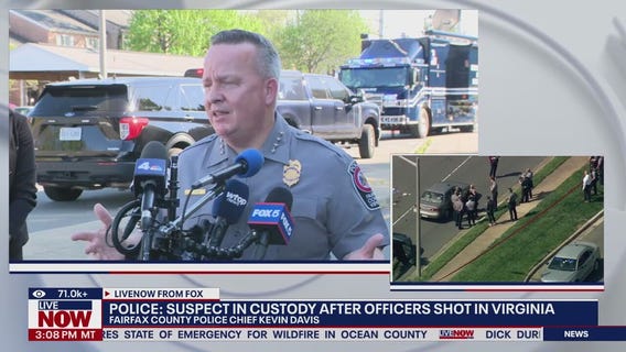 Suspect in custody after officers shot in Virginia