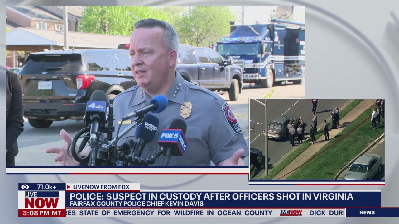 Suspect in custody after officers shot in Virginia