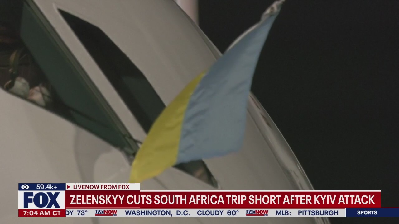 Zelenskyy cuts S. Africa trip short after Kyiv attack