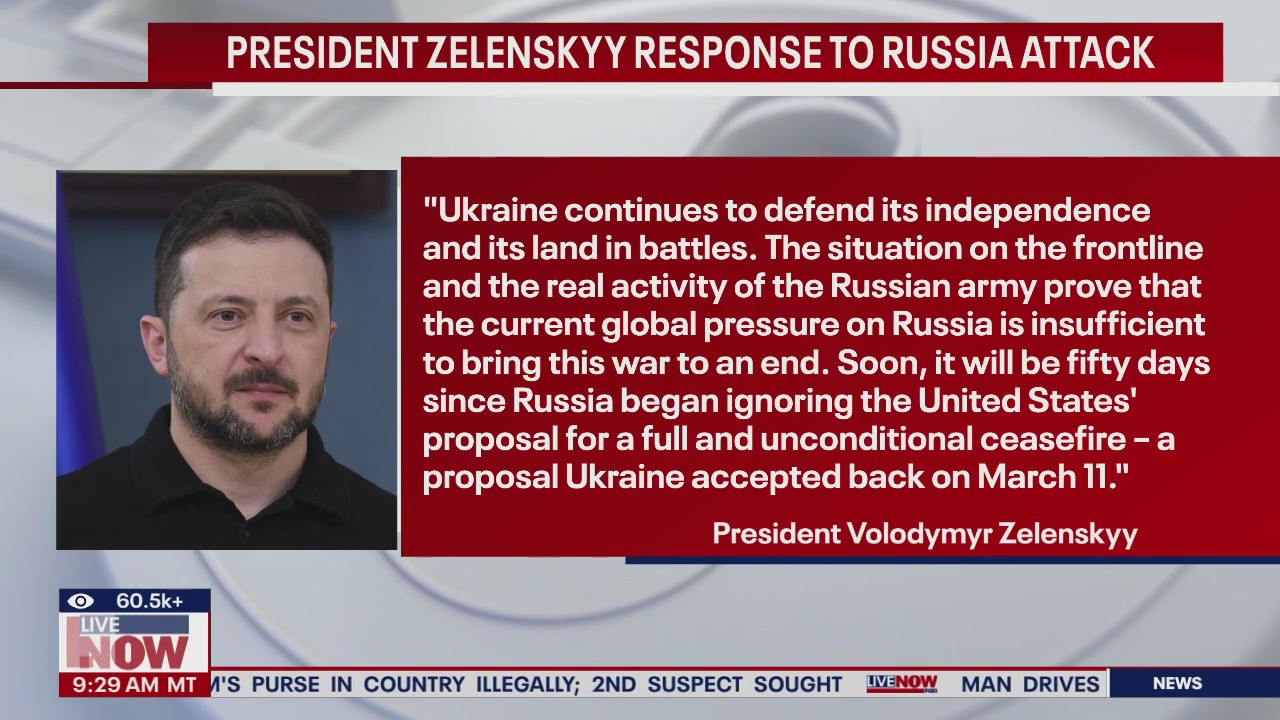 Russia launches deadly drone attack against Ukraine