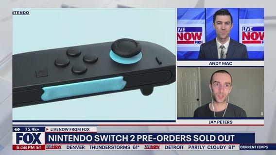 Nintendo Switch 2 pre-orders sold out