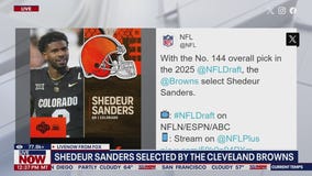 Shedeur Sanders selected by the Cleveland Browns