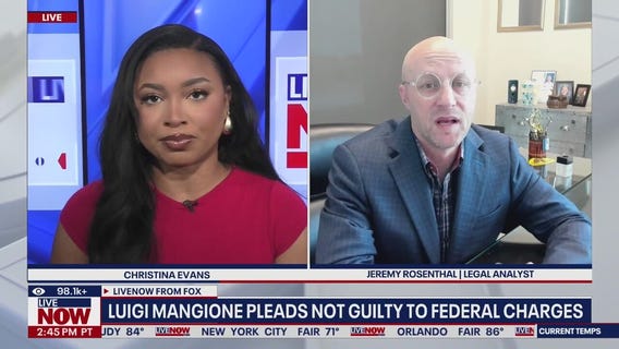 Luigi Mangione pleads not guilty to federal charges