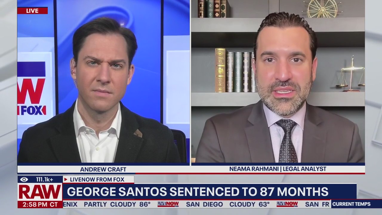 George Santos sentenced to 87 months