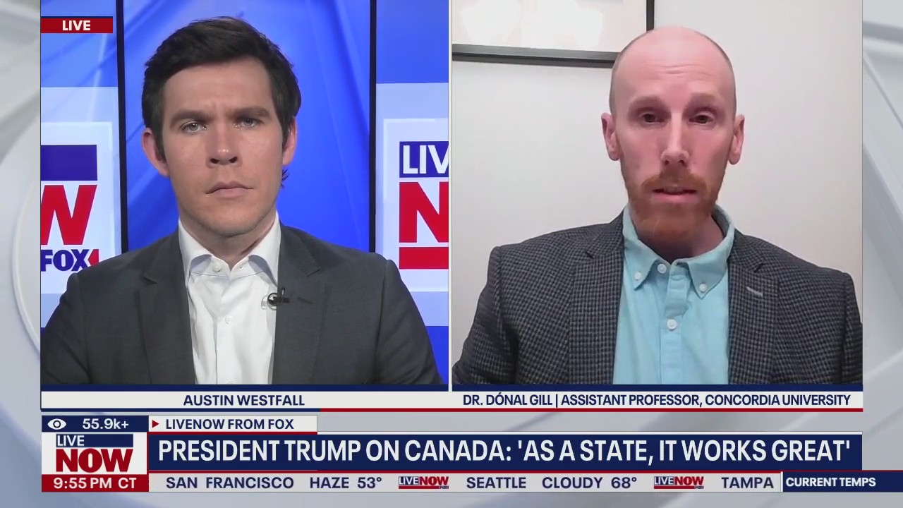 "As a state, it works great," Trump says of Canada