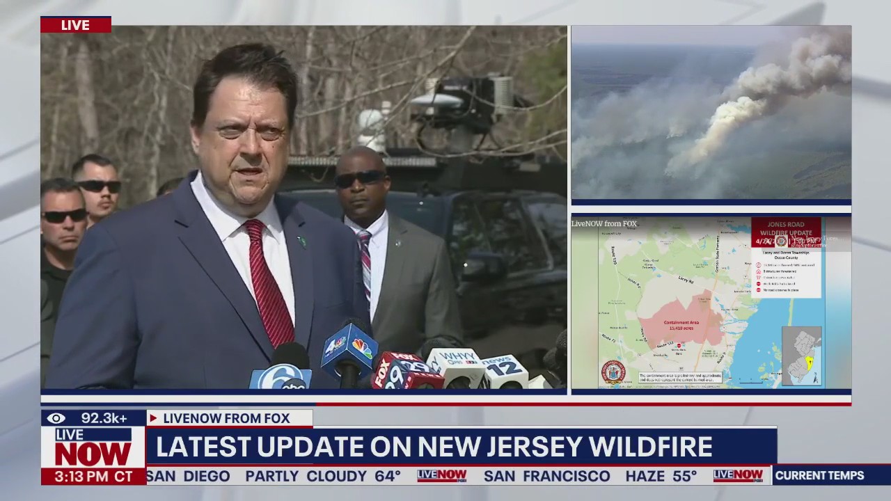 NJ wildfire: 19-year-old charged with arson