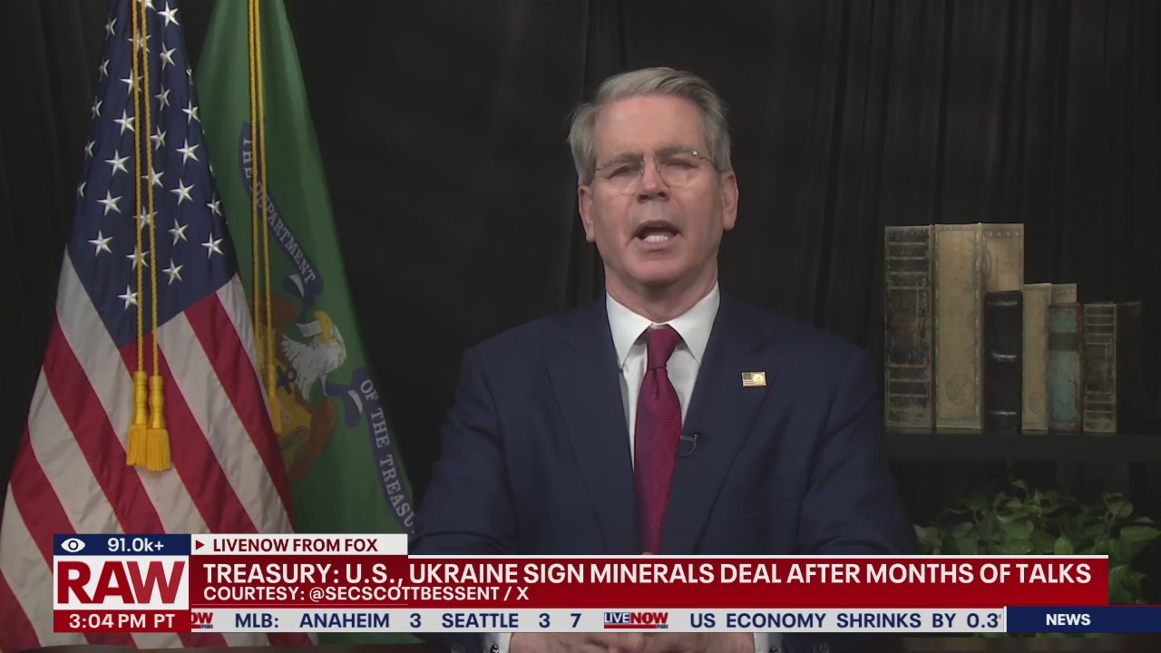 U.S., Ukraine sign minerals deal, Treasury confirms