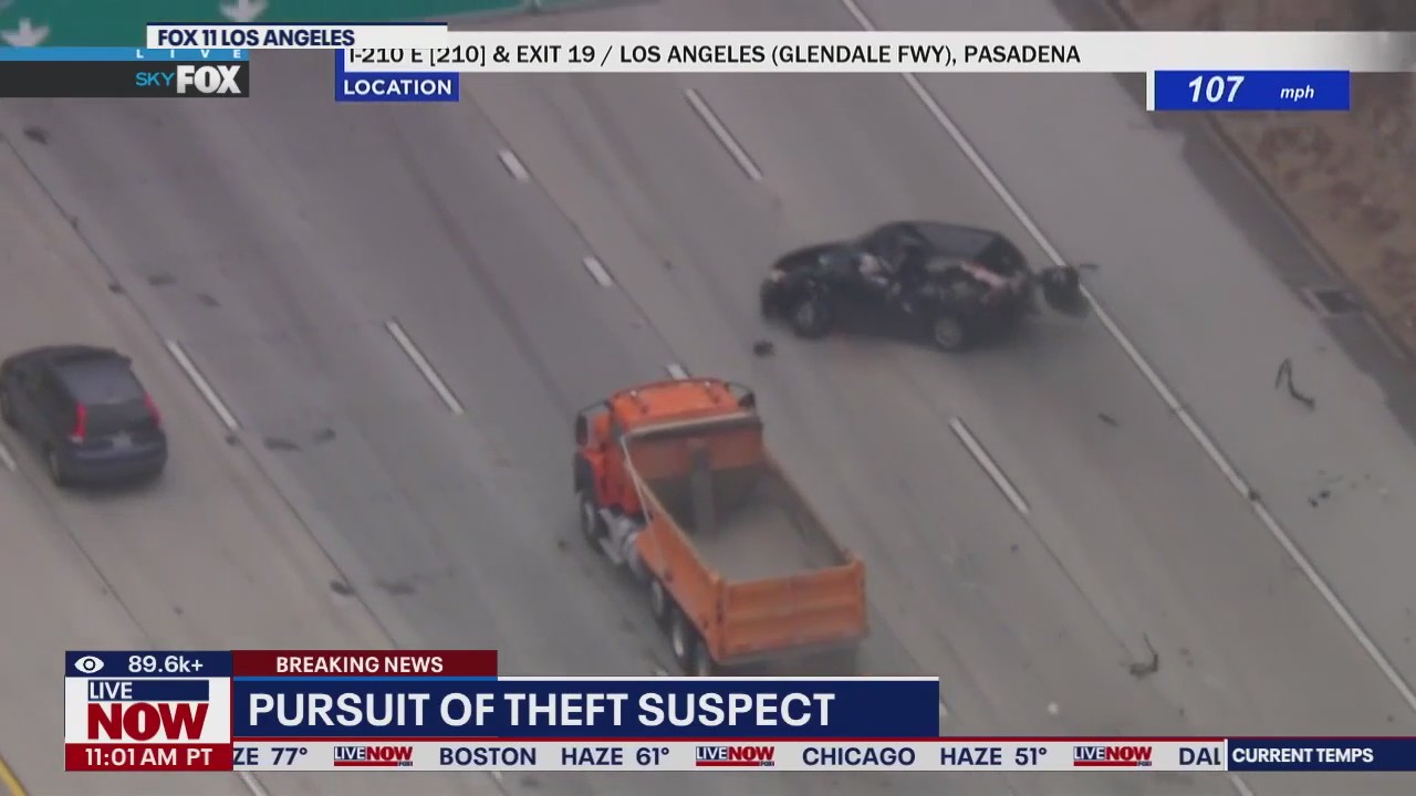Viewer discretion: High-speed chase ends in crash | LiveNOW from FOX