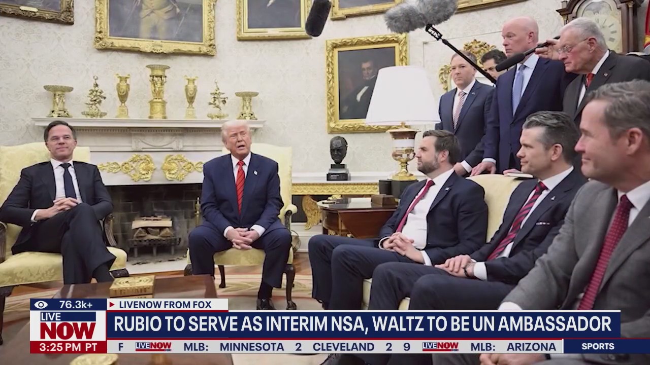 Rubio to serve as interim NSA, Waltz heads to UN