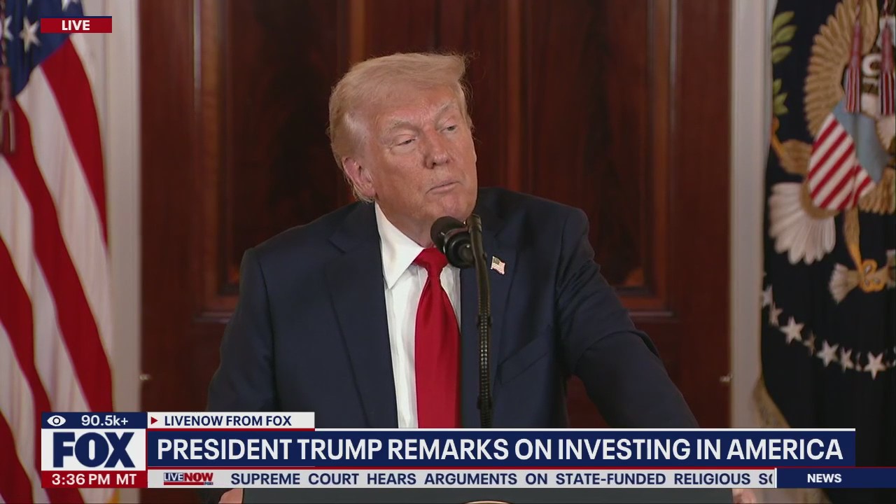 President Trump remarks on investing in America