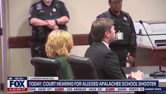 Court hearing for alleged Apalachee school shooter
