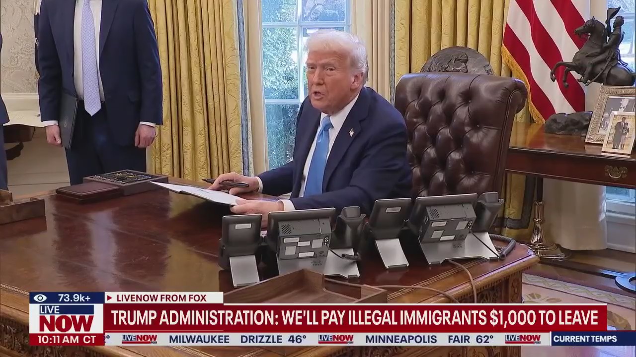 Trump admin offers $1,000 to migrants who self deport