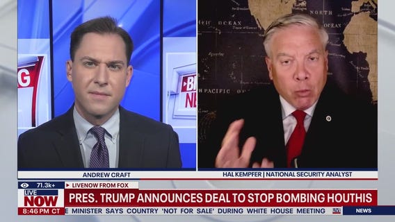 Trump announces deal to stop bombing Houthis