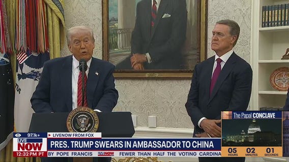 Trump swears in David Perdue as ambassador to China