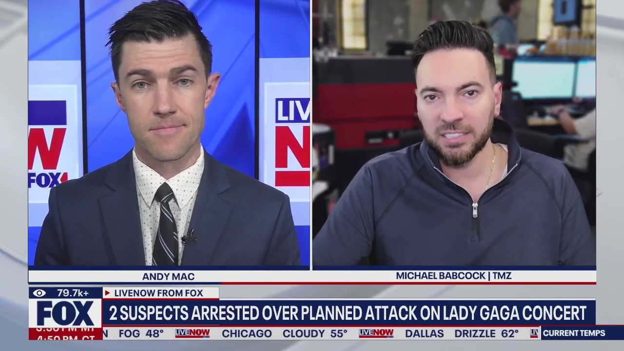 2 arrested over bomb plot targeting Lady Gaga concert