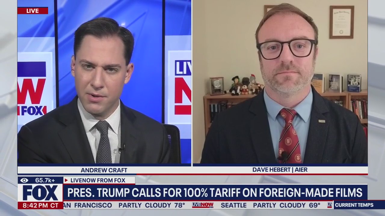 Trump calls for 100% tariff on foreign-made films