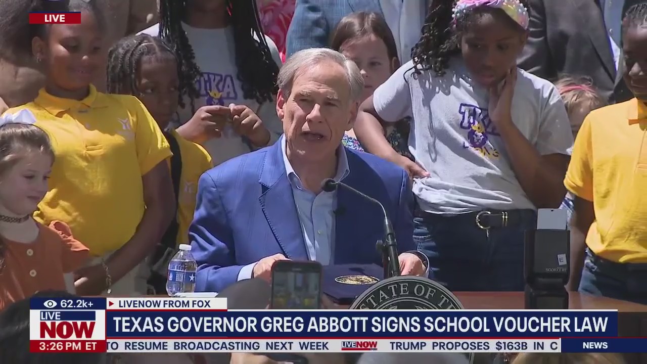 Texas Gov. Abbott signs school choice bill into law